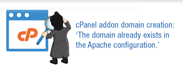 Domain already exists error