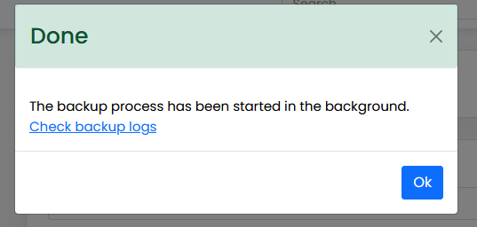 Take Backups In Webuzo